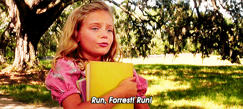 Oh, He Ran GIF - Drama Comedy Forrest Gump GIFs