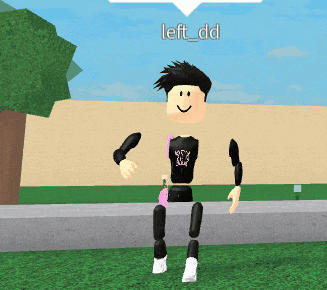a cartoon character with the name left_dd written above him