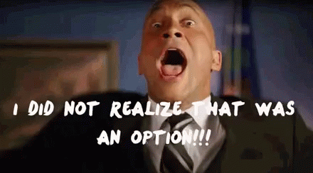 Option I Did Not Realize That Was An Option GIF - Option I Did Not Realize That Was An Option Key And Peele GIFs