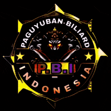 a logo for p.b.i indonesia with a lion on it