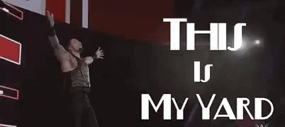 Roman Reigns This Is My Yard GIF - Roman Reigns This Is My Yard Wwe GIFs
