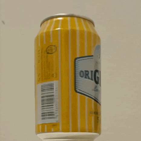 a can of original gin and pineapple long drink with a 5.5 % alcohol content