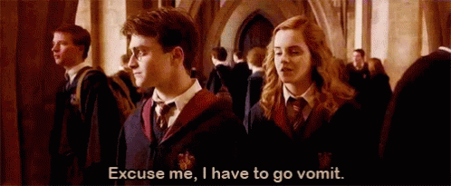 Harry Potter Throw Up GIF - Harry Potter Throw Up Vomit GIFs