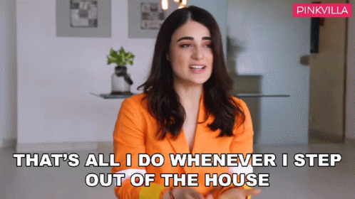 Thats All I Do Whenever I Step Out Of The House Radhika Madan GIF - Thats All I Do Whenever I Step Out Of The House Radhika Madan Pinkvilla GIFs