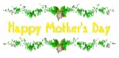 a happy mother 's day greeting card with pink flowers