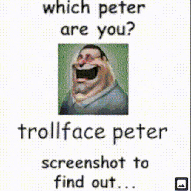 a screenshot of joker peter from family guy