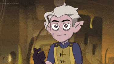a cartoon character from the owl club giving a thumbs up sign