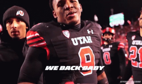 We Back Baby Utah GIF - We Back Baby Utah Football GIFs
