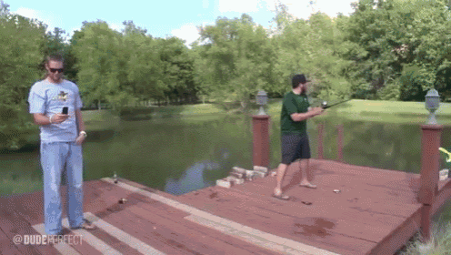 Fishing GIF - Dude Perfect Fishing GIFs