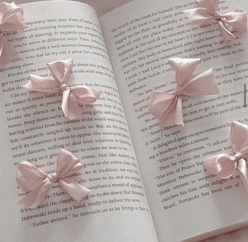 a book is open to a page that says ' gather around ' on it