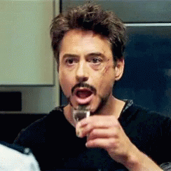 Robert Downey Jr Drink GIF - Robert Downey Jr Drink GIFs