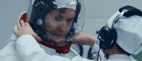 Fixing Fitting Suit GIF - Fixing Fitting Suit Astronaut GIFs