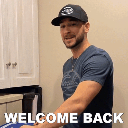 Welcome Back Anthony Alfredo GIF - Welcome Back Anthony Alfredo Nice To See You Again GIFs