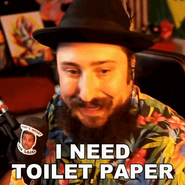 I Need Toilet Paper Godku GIF - I Need Toilet Paper Godku Get Me Some Toilet Paper GIFs