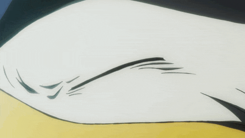 a close up of a cartoon bird 's face