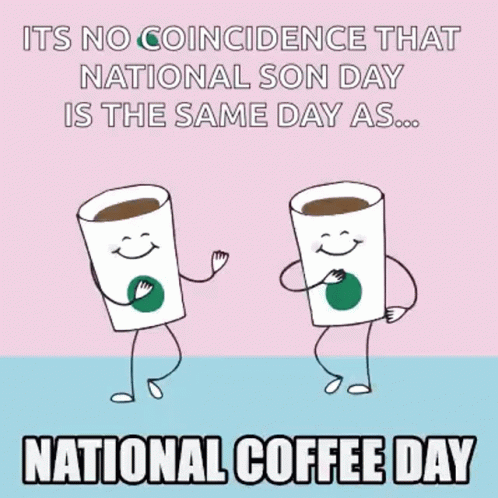 National Coffee Day Happy GIF - National Coffee Day Happy Dance GIFs
