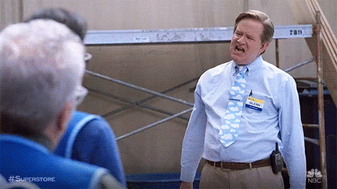 Superstore Hold On GIF - Superstore Hold On Wait GIFs