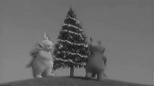 Teletubbies Christmas Tree GIF - Teletubbies Christmas Tree Dancing GIFs