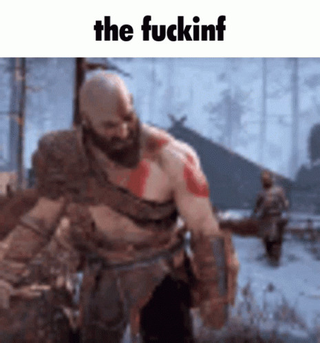 The Fucking Kratos GIF - The Fucking Kratos God Of War Ragnarok GIFs