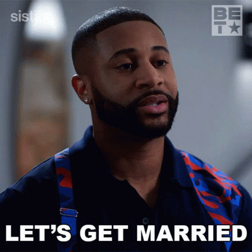Lets Get Married Zac GIF - Lets Get Married Zac Sistas GIFs