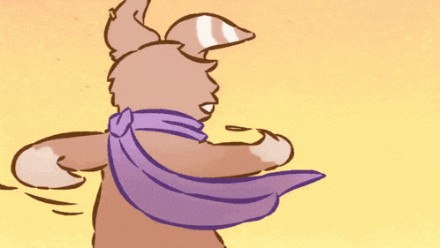a drawing of a dog covering its eyes with its paws