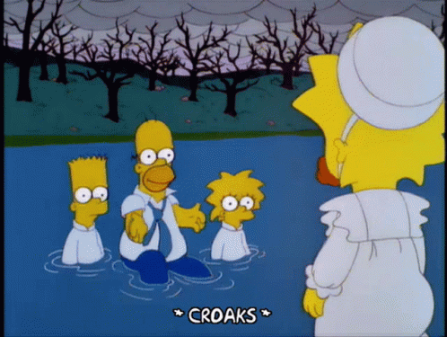Simpsons Maggie GIF - Simpsons Maggie Baptism GIFs