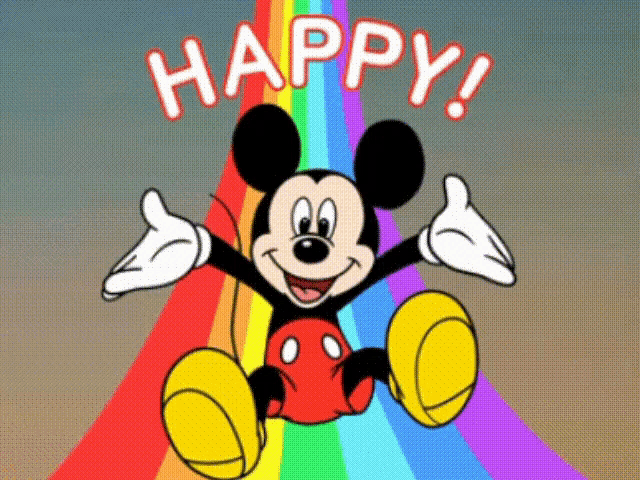 Happy Rainbow GIF - Happy Rainbow Sliding GIFs
