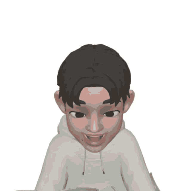 a cartoon character with his arms in the air while money is falling around him