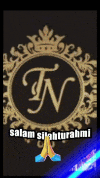 a logo with the letter n in the middle