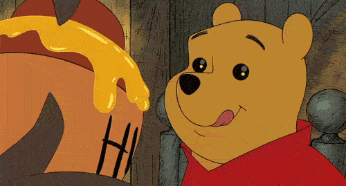 Pooh Bear And Dat Honey GIF - Winnie The Pooh Honey Yummy GIFs