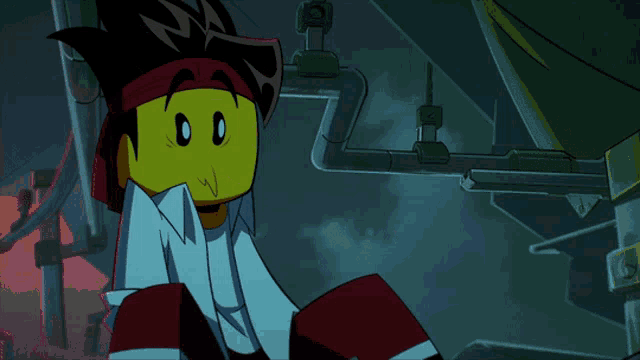 a cartoon character is holding a bag of noodles and someone ordered some noodles