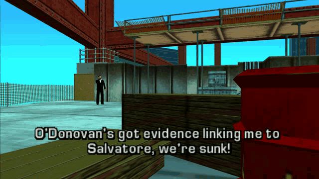 o'donovan 's got evidence linking me to salvatore we 're sunk!