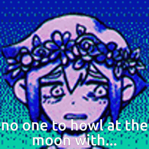 Omori No One To GIF - Omori No One To Howl At The Moon GIFs