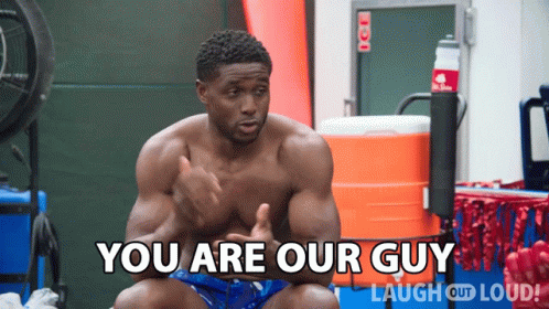 You Are Our Guy Reggie Bush GIF - You Are Our Guy Reggie Bush Cold As Balls GIFs