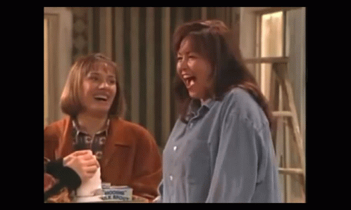 Roseanne Sitcom GIF - Roseanne Sitcom Laugh GIFs