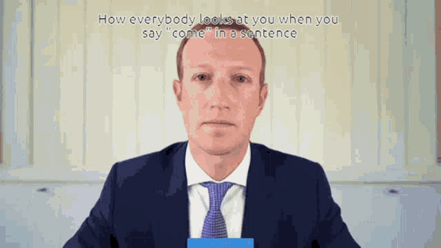 a man in a suit and tie is talking about how everybody looks at you