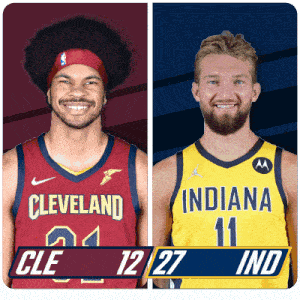 two basketball players from cleveland and indiana