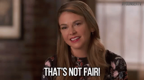 That'S Not Fair! GIF - Younger Tv Younger Tv Land GIFs