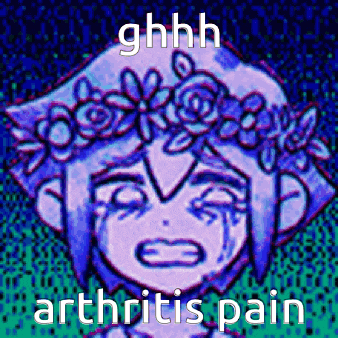 a cartoon of a girl with a flower crown on her head is crying .