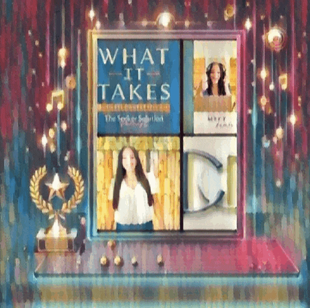 a book called what it takes has a picture of a woman on the cover