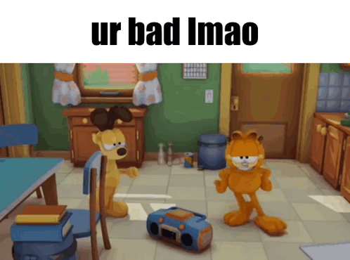 Garfield Garfield Meme GIF - Garfield Garfield Meme Skill Issue GIFs