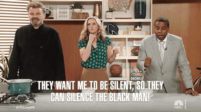 They Want Me To Be Silen To They Can Silence The Black Man Kenan Thompson GIF