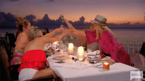 Cheers Dinner GIF - Cheers Dinner Thank You GIFs