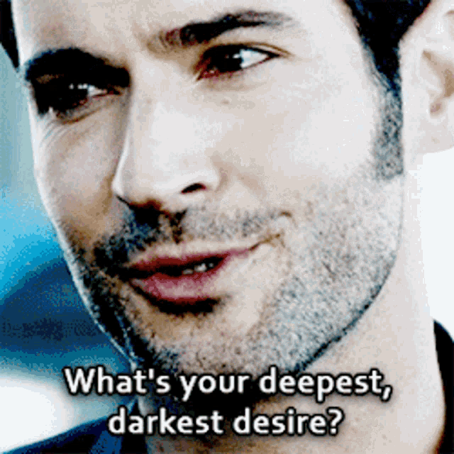 Lucifer What Do You Desire GIF - Lucifer What Do You Desire Deepest Darkest Desire GIFs