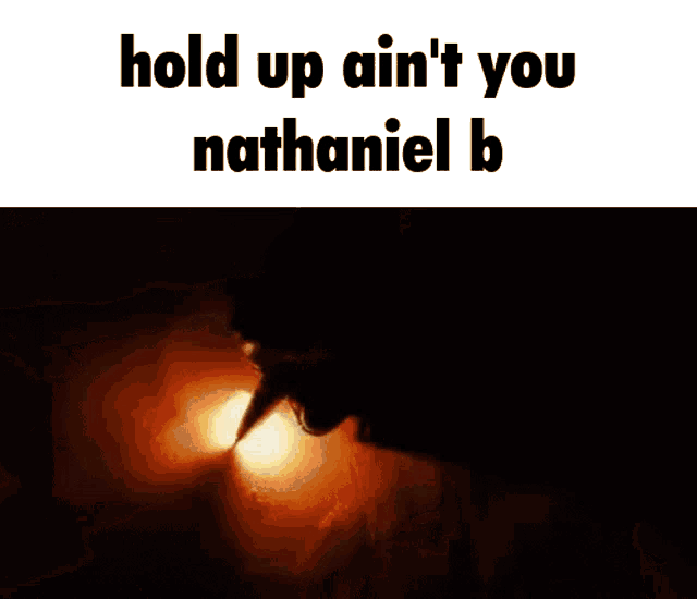 Nathaniel B Hold Up Aint You Nathaniel B GIF - Nathaniel B Hold Up Aint You Nathaniel B Nathaniel GIFs