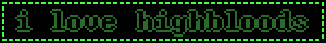a computer screen displays the words " i love heightlands "