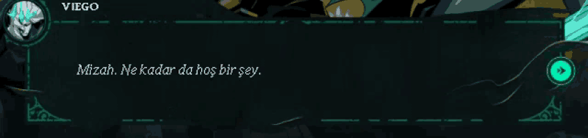 a screenshot of a video game with viego written on the bottom