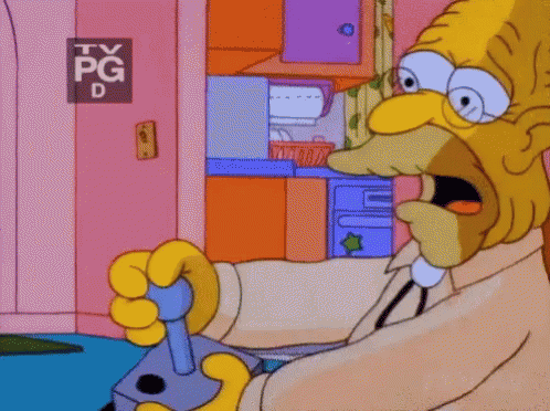 Simpsons Grandpa GIF - Simpsons Grandpa Video Games GIFs