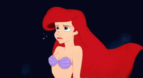 Upset Ariel - The Little Mermaid GIF - Ariel Little Mermaid The Little Mermaid GIFs