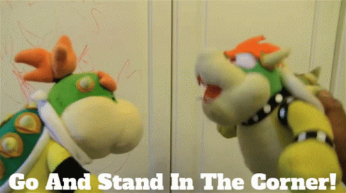 Sml Bowser GIF - Sml Bowser Go And Stand In The Corner GIFs